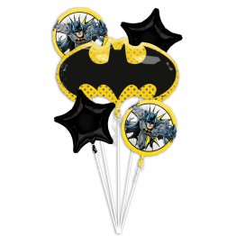 Buchet baloane Batman 5 bucati