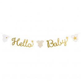 banner-decorativ-hello-baby-auriu-160x15-cm