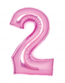 balon-folie-roz-bonbon-cifra-2-petrecere-66-cm