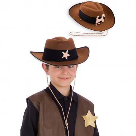 Palarie cowboy copii serif