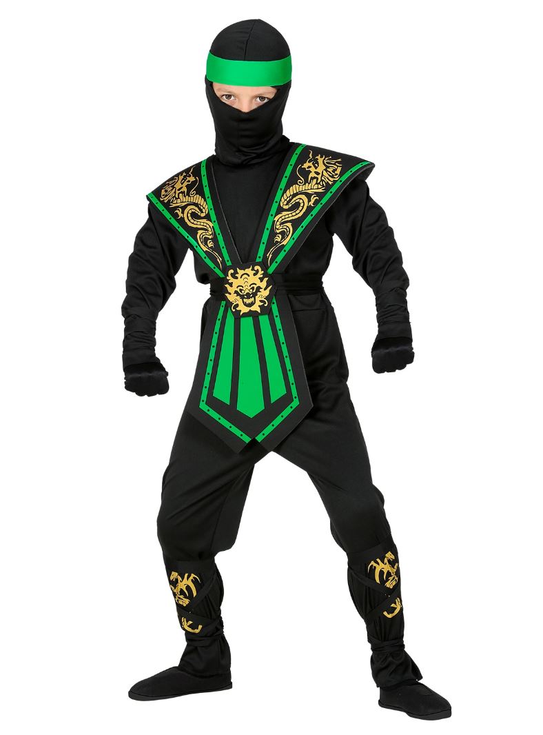 Tears heritage tragedy Costum Ninja copii complet Dragonul Verde
