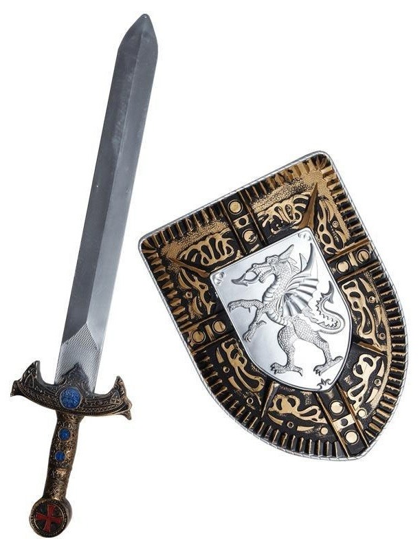 Set sabie si scut Dragon Medieval