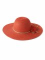 palarie-de-soare-dama-solea-floris-rosie