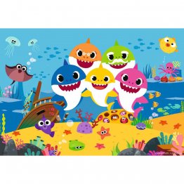 Puzzle baby shark, 2x24 piese