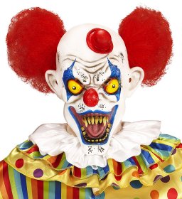 Masca Killer Clown Cu Peruca