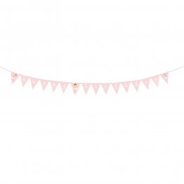 Banner stegulete roz Happy Birthday Little Dancer 1.8m