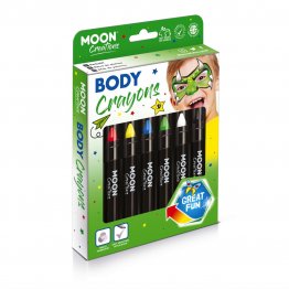 Set creioane pentru machiaj in 6 culori asortate Moon Creations