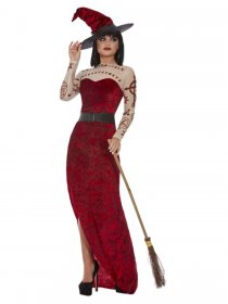 costum-carnaval-vrajitoare-devil-satanic-red-hot