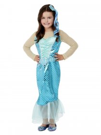 costum-carnaval-copii-sirena-mermaid-ocean-blue