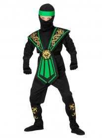 costum-ninja-copii-complet-dragonul-verde-fabricademagie