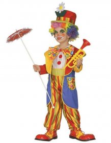 Costum clown copii cu palarie