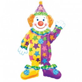 balon-folie-Airwalker-clown-gigant
