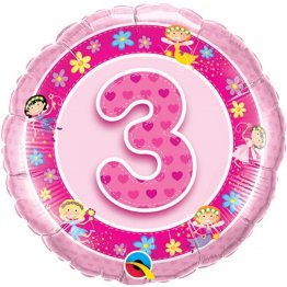 balon-folie-cifra-3-sfera-roz-45-cm