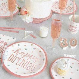 set-8-farfurii-party-happy-birthday-pink-gold-23-cm