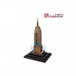 Puzzle 3d led empire state building 38 piese