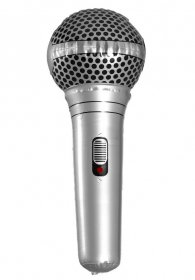 Decor gonflabil Microfon 35 cm