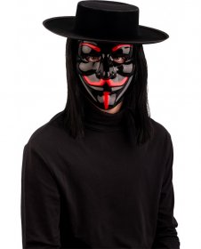masca-anonymous-vendetta-negru-cu-rosu