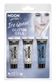 Set 3 machiaj gel glitter Ice Queen Moon