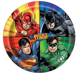 set-8-farfurii-avengers-party-super-eroi-justice-league