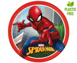 set-8-farfurii-spiderman-web-warrior-party-23-cm