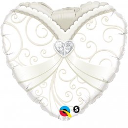 Balon Folie 45 cm Wedding Gown