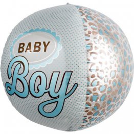 Balon folie Orbz Sfera Baby Boy - 43cm