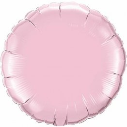 Balon folie pink pearl metalizat rotund - 45 cm