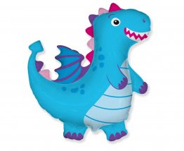 balon-folie-figurina-dinozurul-albastru-smok-90-cm