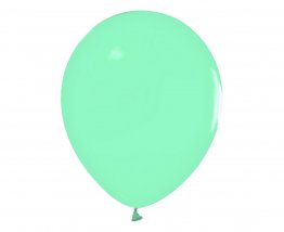 Set 10 baloane latex pastel verde menta 30 cm