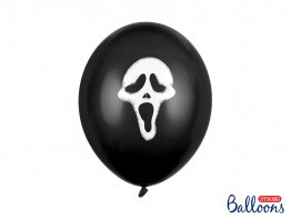 set-6-baloane-negre-imprimate-fantoma-30-cm
