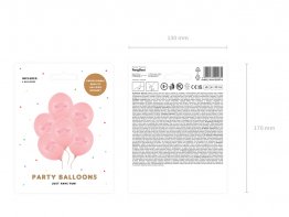 set-6-baloane-latex-30-cm-inscriptionate-it-s-a-girl-pastel-pink