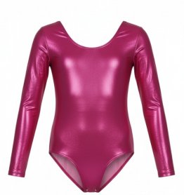 body-lucios-cu-maneca-lunga-fucsia-metalizat-copii