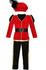 costum-paj-print-medieval-rosu-baieti