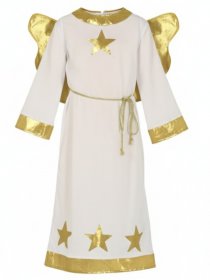 Costum ingeras cu aripi aurii