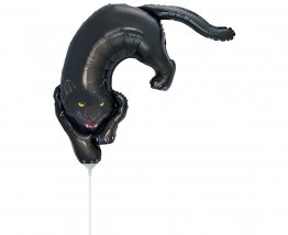 balon-mini-folie-figurina-pantera-neagra-35-cm