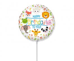 balon-mini-folie-happy-birthday-animalute-36-cm
