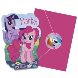Set 8 invitatii de petrecere My Little Pony
