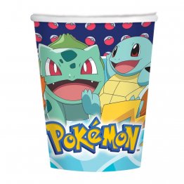 Pahare carton Pokemon pentru petrecere copii - 250 ml