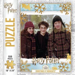 Puzzle Harry Potter Christmas at Hogwarts , 550 piese , 46x61cm