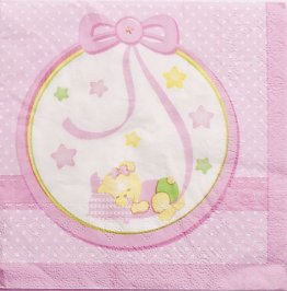 set-16-servetele-party-baby-shower-with-love-girl-33-x-33-cm