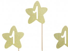 decor-tort-sau-prajituri-stele-cifra-1-aurii-petrecere-copii-11-cm