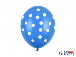 set-6-baloane-latex-albastre-cu-buline-albe-30-cm-cornflower-blue