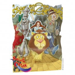 Felicitare 3D Swing Cards - Vrajitorul din Oz