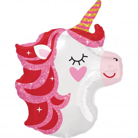 balon-folie-figurina-pink-unicorn-53-cm