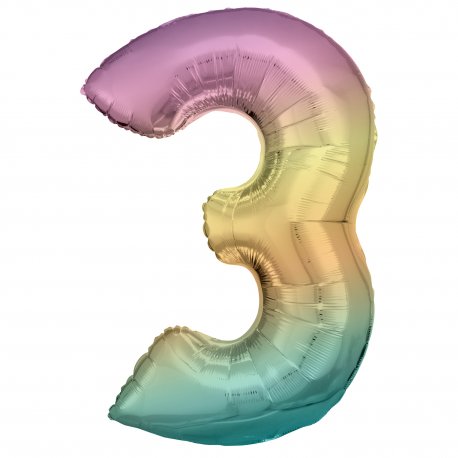 balon-folie-cifra-3-pastel-rainbow-86-cm