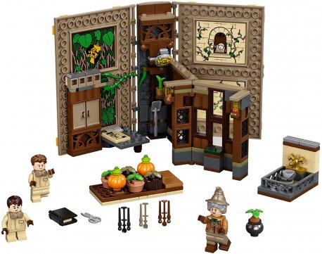 Lego harry potter  moment hogwarts:lectia de ierbologie 76384