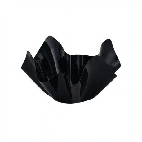 Bol negru din plastic pentru petrecere forma speciala 23 cm