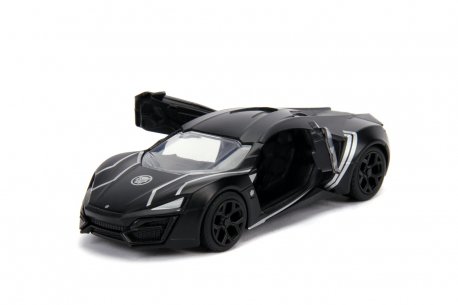 Masinuta metalica black panther lykan hypersport scara 1 la 32
