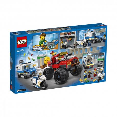 Lego city camionul gigant de politie si atacul armat 60245