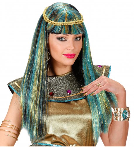 Peruca Cleopatra Colorata